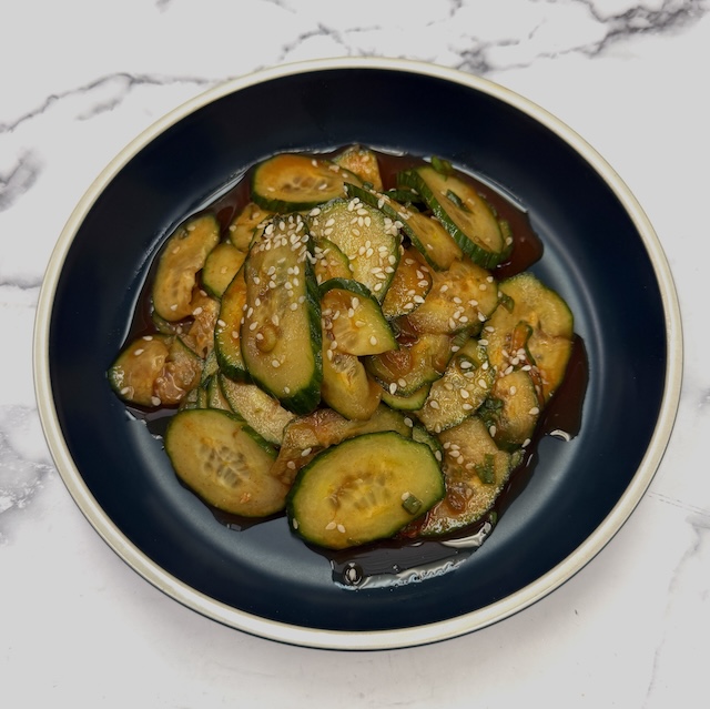 Spicy Korean Cucumber Salad